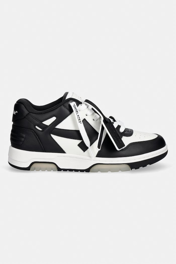 Off-White Out of Office sneakers pentru bărbați din piele M189C9L007 alb SS26