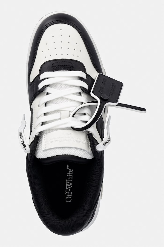 Off-White Out of Office sneakers pentru bărbați din piele alb M189C9L007