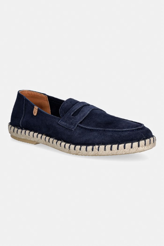 Verbenas espadrilky pánske semišové TRACK SERRAJE tmavomodrá 7501840001.MARINO