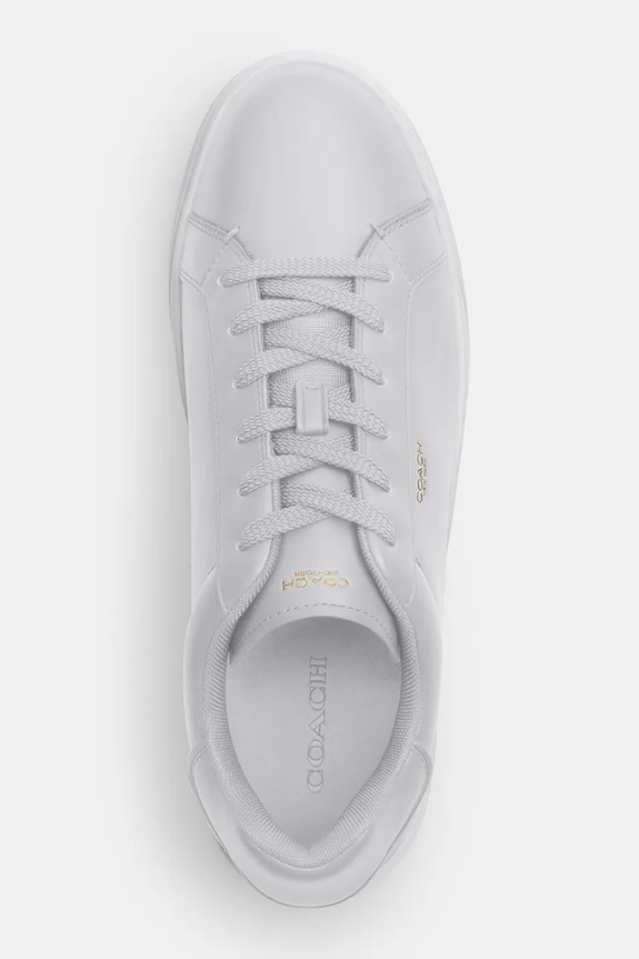 Coach High Line Leather Sneaker tenisky pánske kožené biela CCN63.OPI