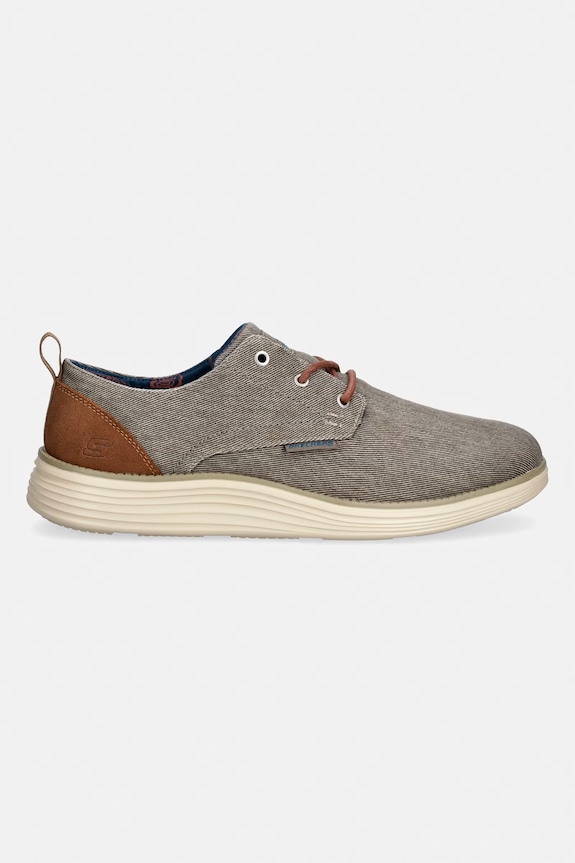 Skechers κλειστά χαμηλά παπούτσια Ανδρικά STATUS 2.0- PEXTON 65910 καφέ SS26