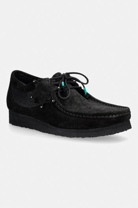 Clarks Originals x Andersson Bell mocassini da uomo in scamoscio nero 26185448