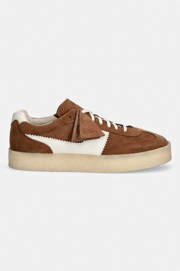 Clarks Originals Tor 80 sneakersy męskie zamszowe 26185649 brązowy SS26