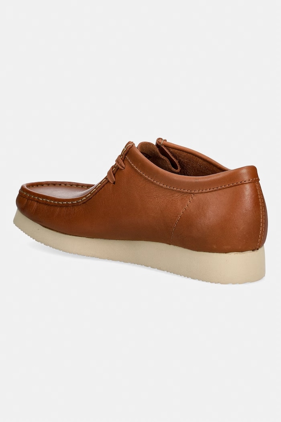 Scarpe Clarks Originals Wallabee 2604 mocassini da uomo in pelle 26186513 marrone