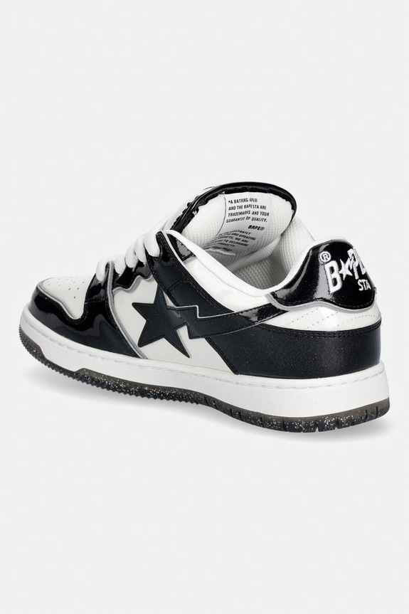 Shoes A Bathing Ape SK8 STA BOLD #1 Sneakers Men's leather 0ZXSHM313911Q black