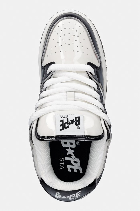 A Bathing Ape SK8 STA BOLD #1 Sneakers Men's leather black 0ZXSHM313911Q