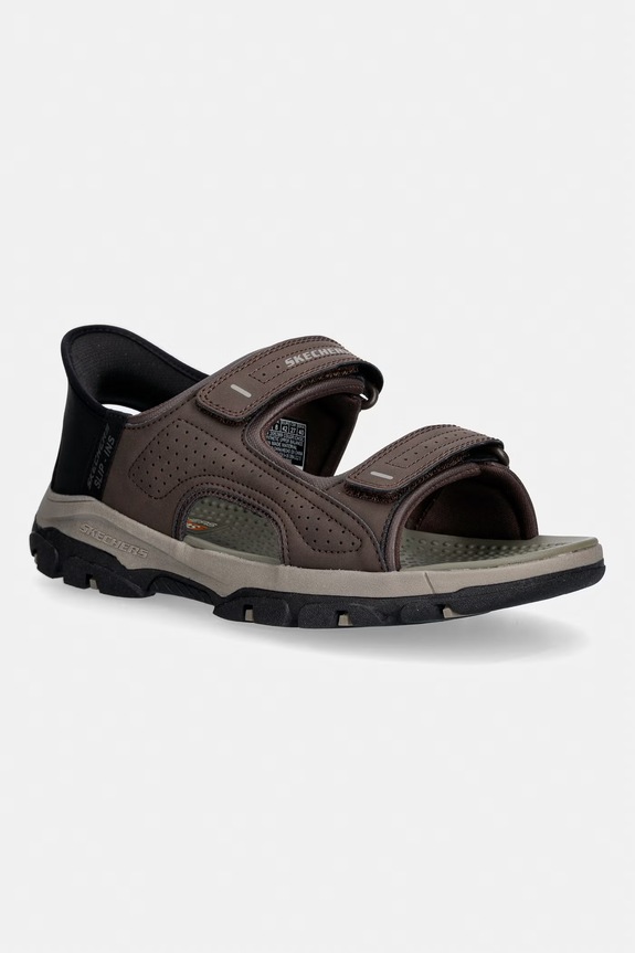 Skechers σανδάλια Ανδρικά TRESMEN - REECE καφέ 205289