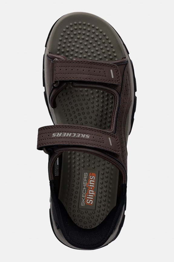 Skechers σανδάλια Ανδρικά TRESMEN - REECE καφέ 205289
