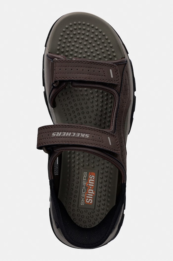 Skechers σανδάλια Ανδρικά TRESMEN - REECE καφέ 205289