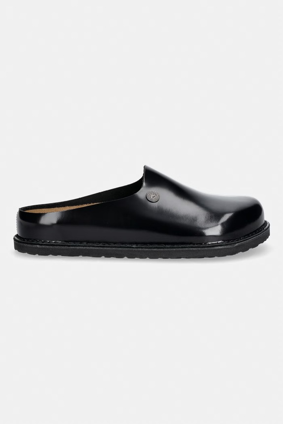 Birkenstock 1774 Amsterdam Premium Collector NL klapki z zakrytymi palcami męskie skórzane 1032535 czarny SS26