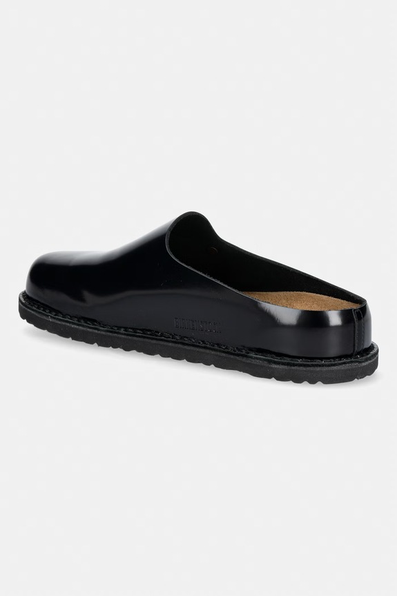 Obuwie Birkenstock 1774 Amsterdam Premium Collector NL klapki z zakrytymi palcami męskie skórzane 1032535 czarny
