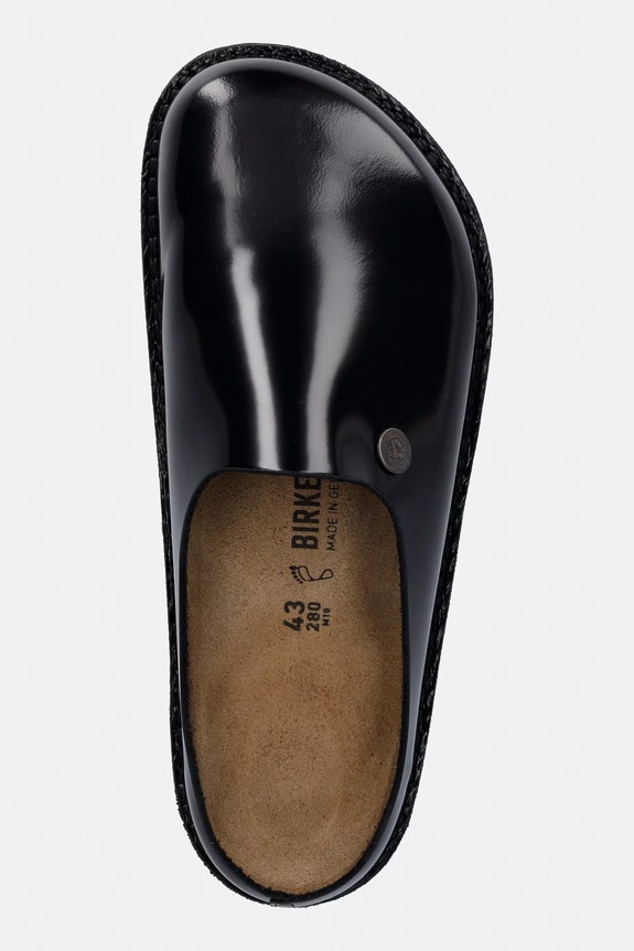 Birkenstock 1774 Amsterdam Premium Collector NL klapki z zakrytymi palcami męskie skórzane czarny 1032535
