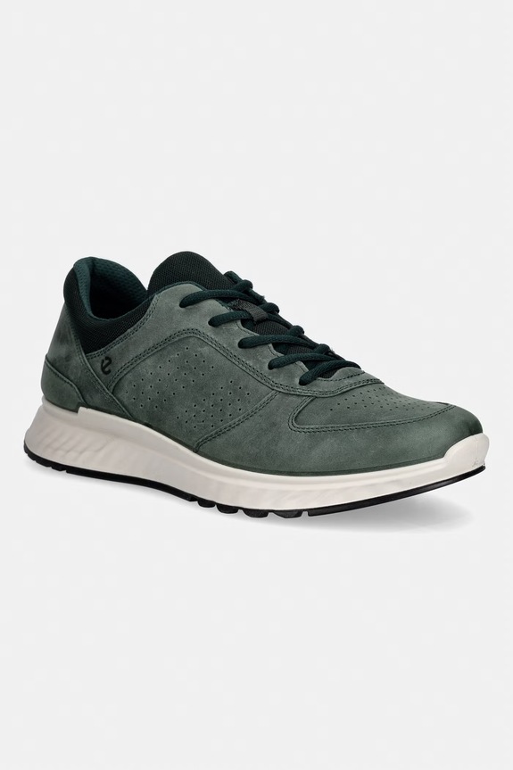 Ecco EXOSTRIDE M LOW sneakers pentru bărbați, din piele întoarsă verde 835314.02592
