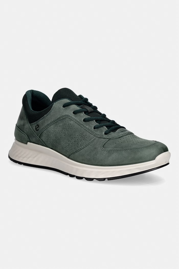Ecco EXOSTRIDE M LOW sneakers pentru bărbați, din piele întoarsă verde 835314.02592