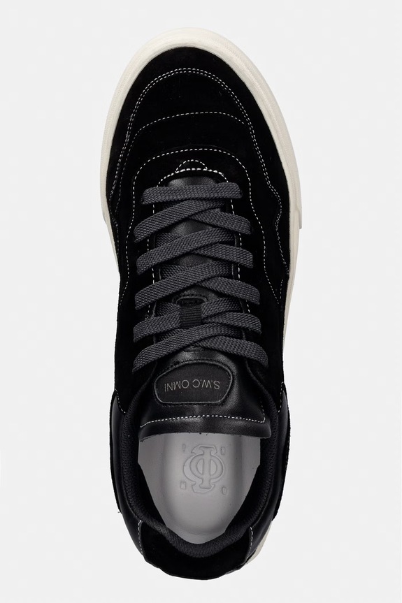 Stepney Workers Club OM6c PEARL OMNI SILK SUEDE superge moške semišaste črna OM06015
