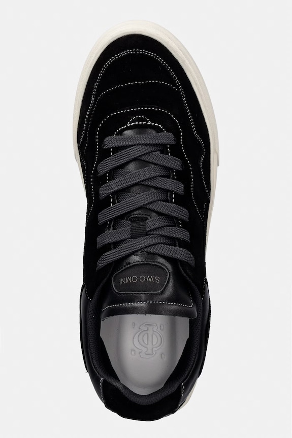 Stepney Workers Club OM6c PEARL OMNI SILK SUEDE superge moške semišaste črna OM06015