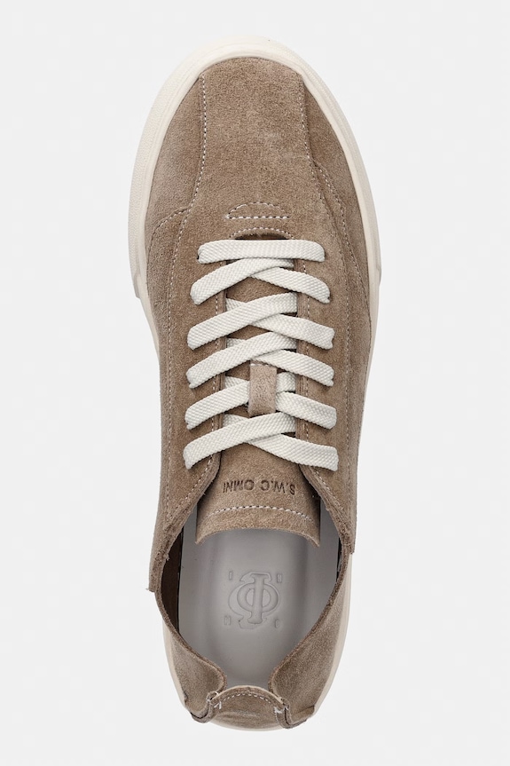 Stepney Workers Club OM7b DELLOW OMNI UL REVERSE SUEDE πάνινα sneakers Ανδρικά σουέτ μπεζ OM07605