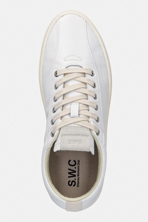 Stepney Workers Club SURMA LEATHER πάνινα sneakers ανδρικά από δέρμα λευκό YR01500