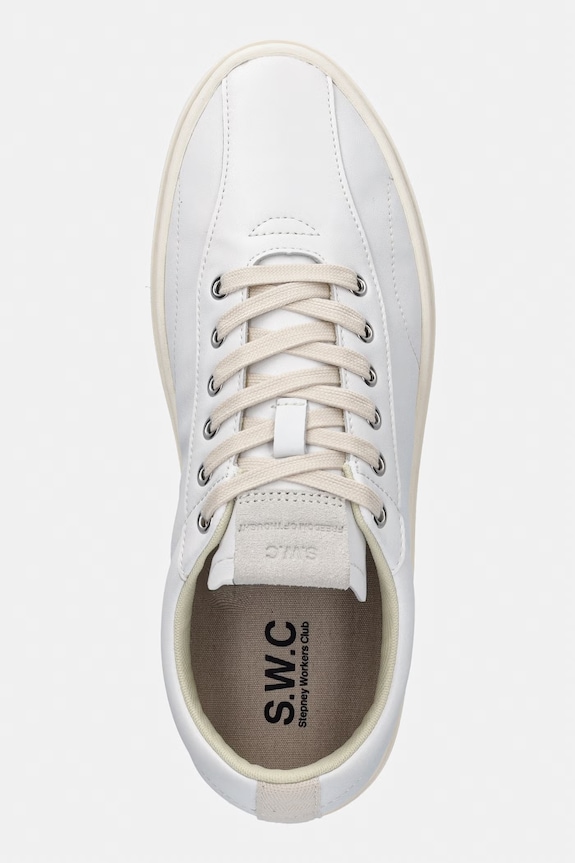Stepney Workers Club SURMA LEATHER πάνινα sneakers ανδρικά από δέρμα λευκό YR01500