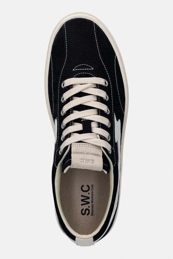 Stepney Workers Club SURMA S-STRIKE CANVAS πάνινα sneakers Ανδρικά μαύρο YR02012