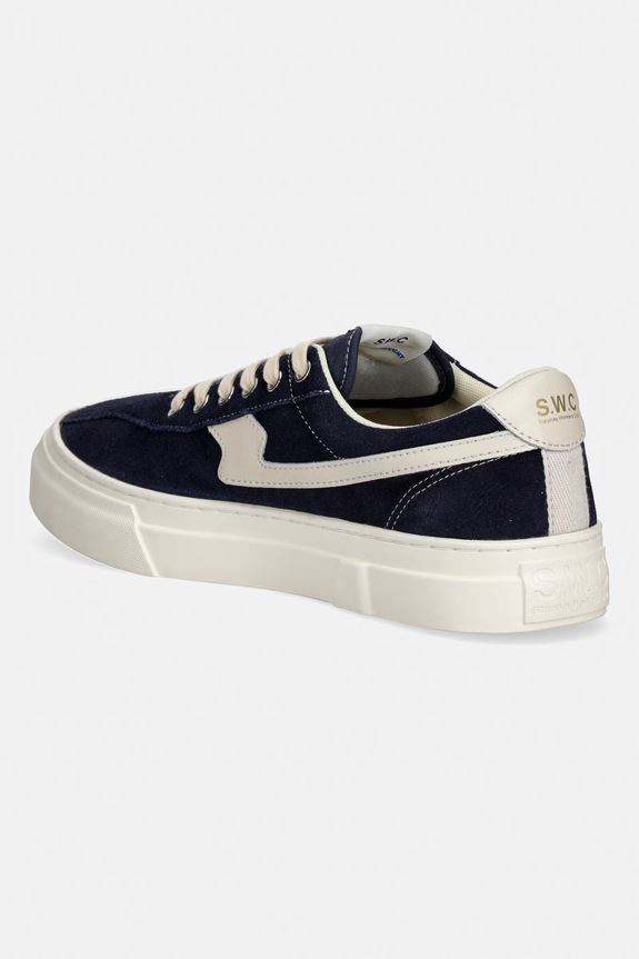 Παπούτσια Stepney Workers Club DELLOW S-STRIKE SUEDE πάνινα sneakers ανδρικά σουέτ YA25025 σκούρο μπλε