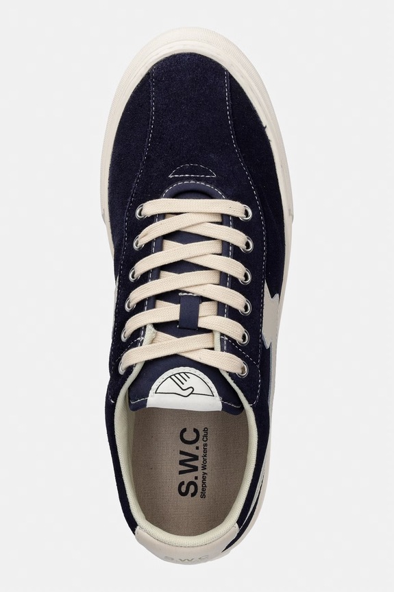 Stepney Workers Club DELLOW S-STRIKE SUEDE πάνινα sneakers ανδρικά σουέτ σκούρο μπλε YA25025