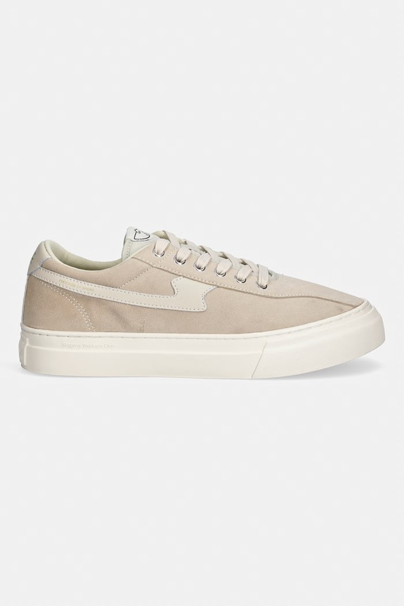 Stepney Workers Club DELLOW S-STRIKE SUEDE sneakersy męskie zamszowe YA25255 beżowy SS26