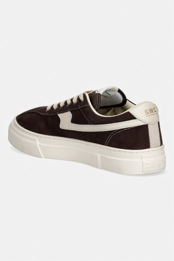 Obuwie Stepney Workers Club DELLOW S-STRIKE SUEDE sneakersy męskie skórzane YA25215 brązowy