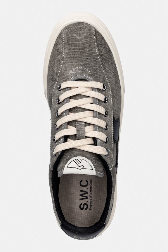 Stepney Workers Club DELLOW S-STRIKE SUN FADE CANVAS σνίκερς ανδρικά γκρί YA25532