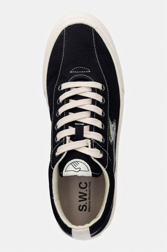 Stepney Workers Club DELLOW S-STRIKE REPAIR STITCH πάνινα sneakers Ανδρικά μαύρο YA25112