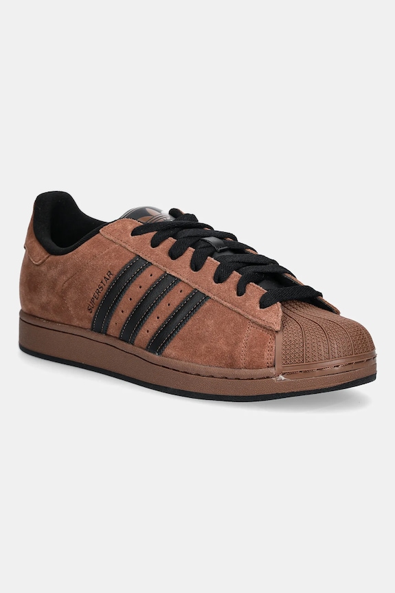 adidas Originals suede sneakers Superstar II synthetic brown IH9318