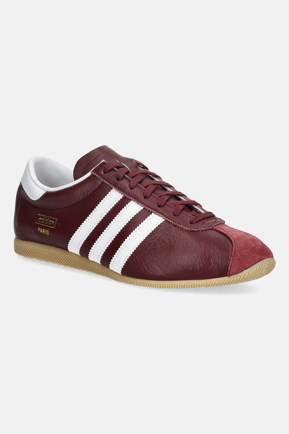 adidas Originals leather sneakers Paris suede maroon KJ1009