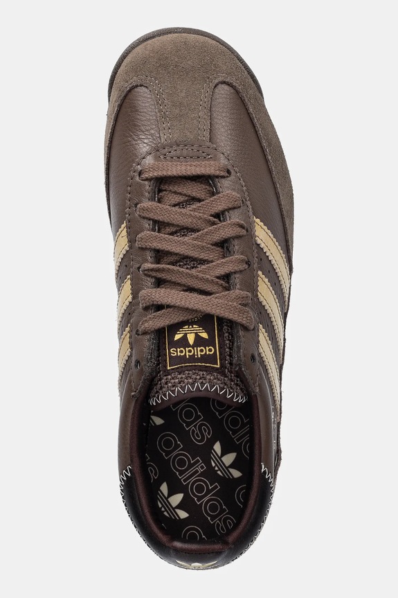 adidas Originals leather sneakers SL 72 RS brown KJ1661