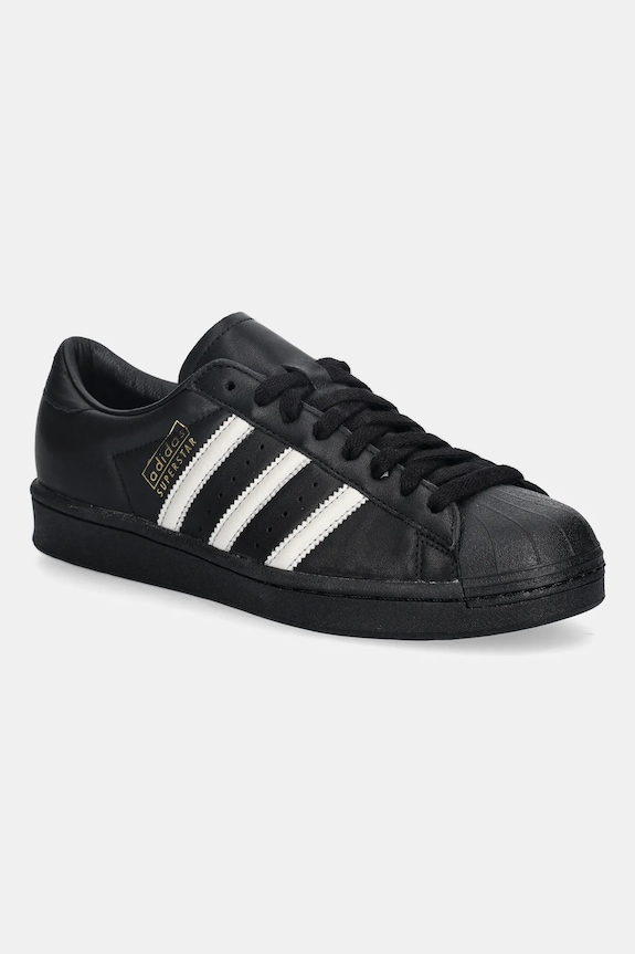 Шкіряні кросівки adidas Originals Superstar Vintage низька чорний KJ1712