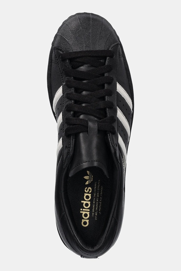 Шкіряні кросівки adidas Originals Superstar Vintage чорний KJ1712