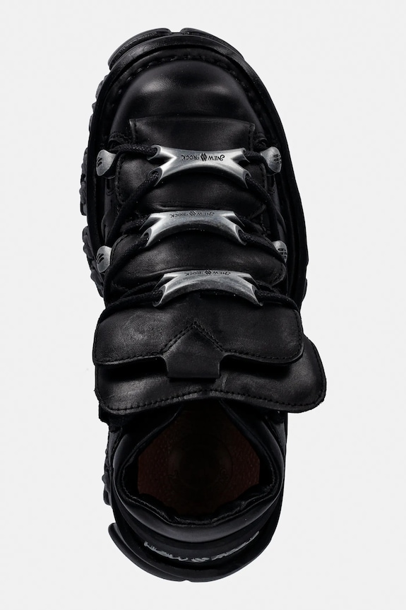 New Rock sneakersy skórzane ITALI NEGRO, NOMADA NEGRO czarny M.106.S71