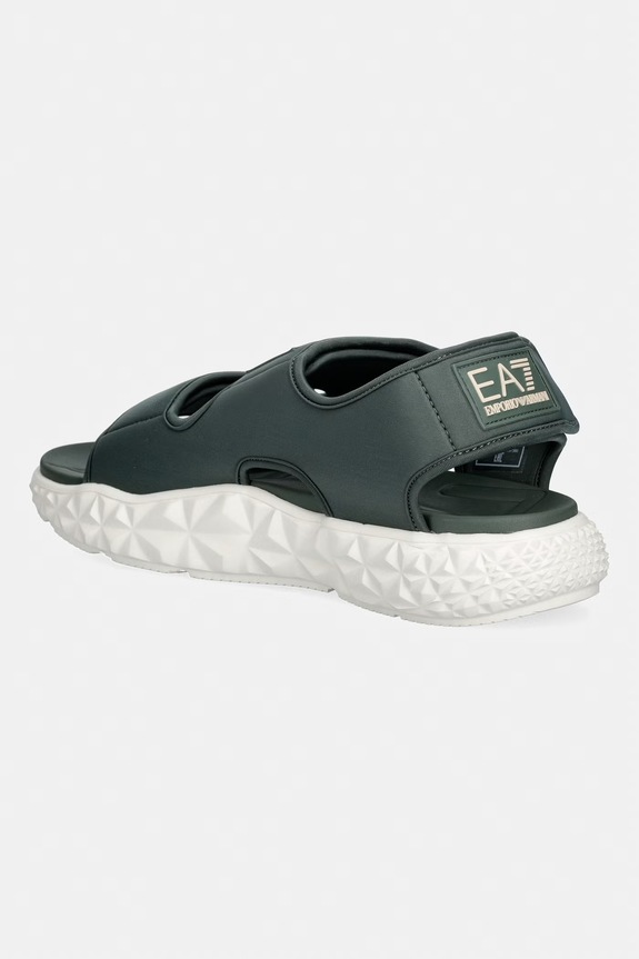Încălțăminte EA7 Emporio Armani sandale AF23654.7X000667 verde