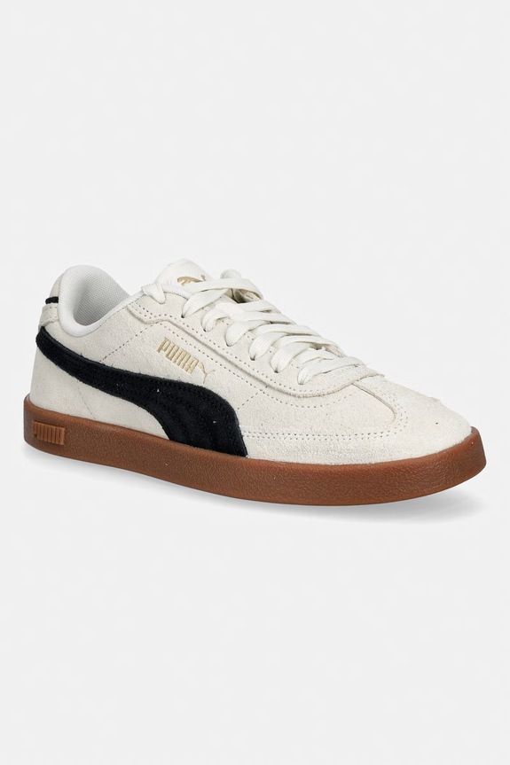 Puma sneakersy zamszowe Club II Era Suede pozostałe beżowy 400717