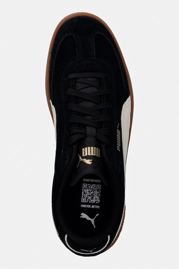 Puma sneakersy zamszowe Club II Era Suede czarny 400717