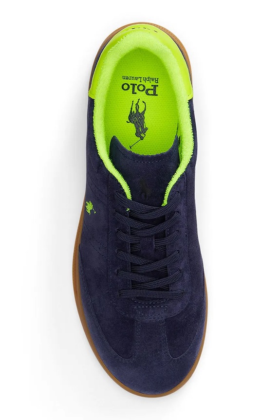 Σουέτ sneakers Polo Ralph Lauren Hrt Aera Pp σκούρο μπλε 809P06951002.410