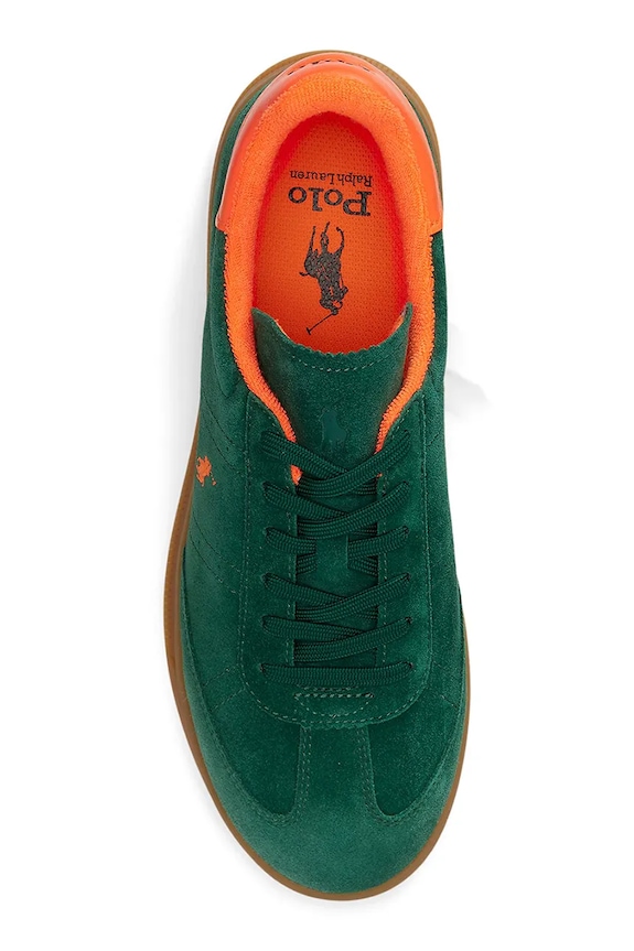 Obuv Polo Ralph Lauren Hrt Aera Pp tenisky kožené 809P06951003.999 zelená