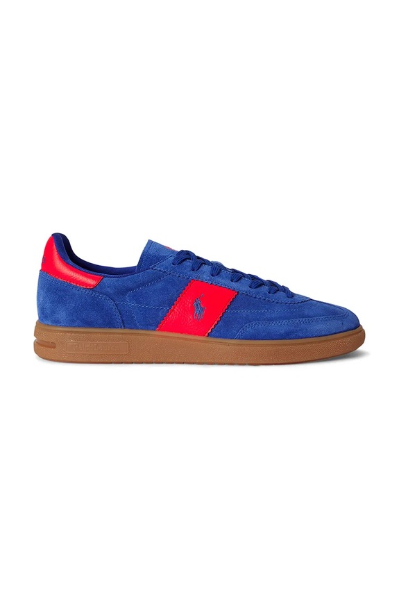 Polo Ralph Lauren sneakers in camoscio Bedford Pp altri blu 809P07172001.520