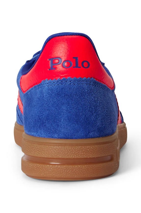Scarpe Polo Ralph Lauren sneakers in camoscio Bedford Pp 809P07172001.520 blu