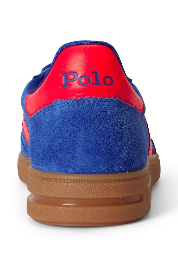 Scarpe Polo Ralph Lauren sneakers in camoscio Bedford Pp 809P07172001.520 blu