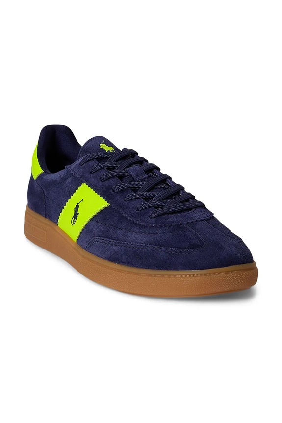 Polo Ralph Lauren sneakers in camoscio Bedford Pp 809P07172003.410 blu navy SS26