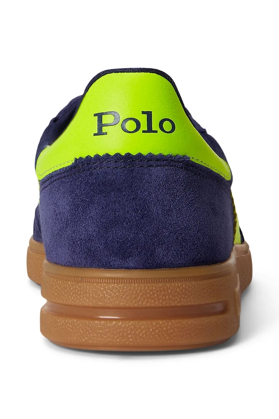 Scarpe Polo Ralph Lauren sneakers in camoscio Bedford Pp 809P07172003.410 blu navy