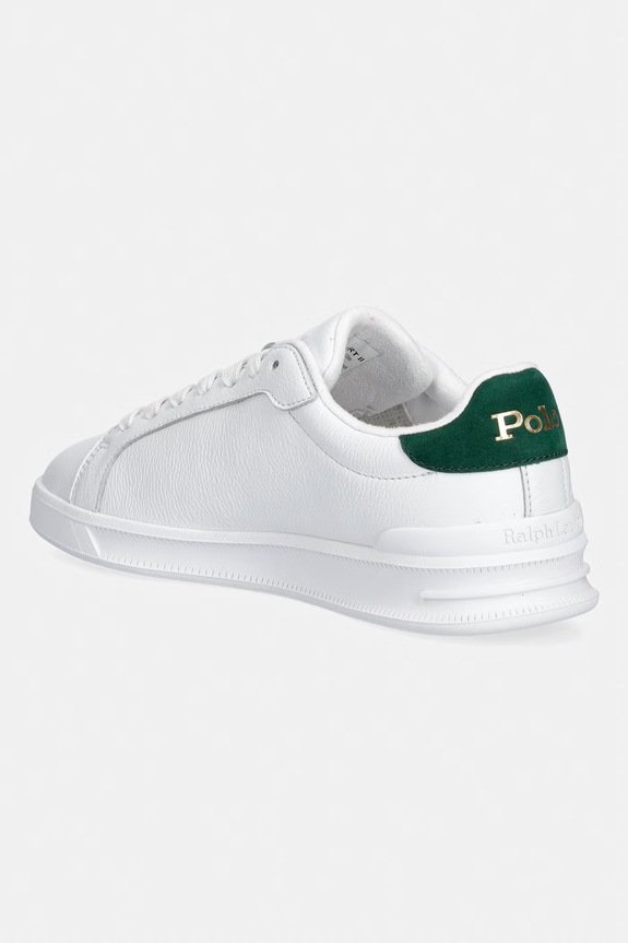 Încălțăminte Polo Ralph Lauren Hrt Crt II sneakers din piele 809P10044001.100 alb