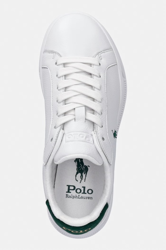 Polo Ralph Lauren Hrt Crt II sneakers din piele alb 809P10044001.100