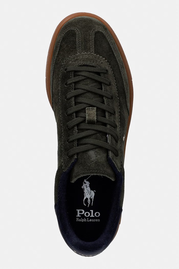 Polo Ralph Lauren Mdrn Trn 200 кросівки замшеві зелений 809P09753001.300