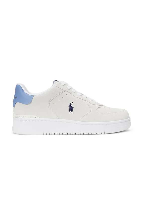 Polo Ralph Lauren sneakersy zamszowe Masters Crt skóra zamszowa biały 809965086001.100